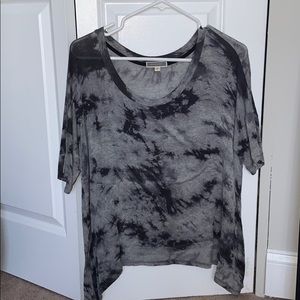 Grey and black shirt